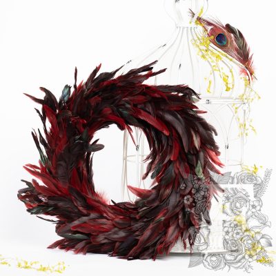 Cubala Feather Wreath