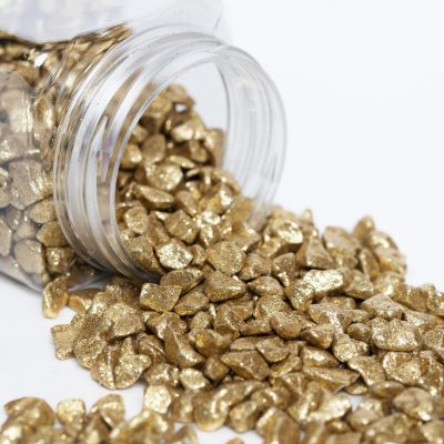 Marbles - Tub - Gold Glitter